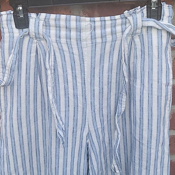 Stripped linen pants - Picture 2 of 3